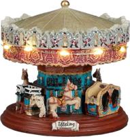Carrousel werkt op batterijen h8,5xd9cm - Luville