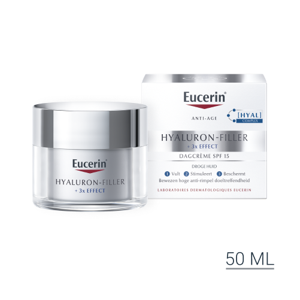 Eucerin Hyaluron-Filler 3x Effect Dagcrème Droge Huid Anti Age en Rimpels SPF15 50ml