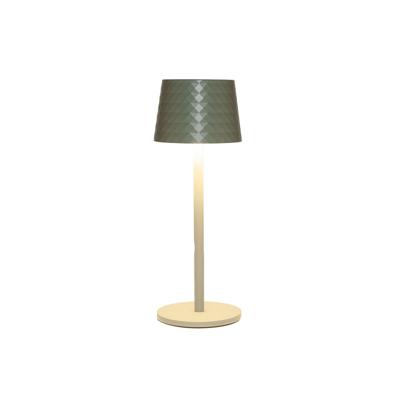 Portable lamp 22,5x8,5 cm mat olijf - Annas collection