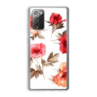 Roosjes: Samsung Galaxy Note 20 / Note 20 5G Transparant Hoesje