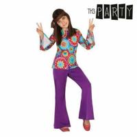 Kostuums voor Kinderen Hippie (3 Pcs) - Maat: 3-4 Jaar - Maat: 3-4 Jaar