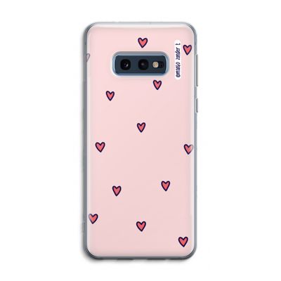 Hartjes: Samsung Galaxy S10e Transparant Hoesje