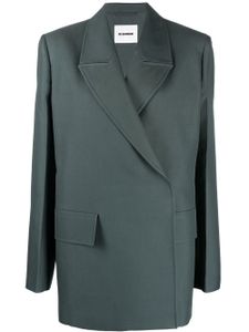 Jil Sander blazer à design cache-cœur - Vert