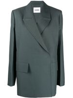 Jil Sander blazer à design cache-cœur - Vert - thumbnail