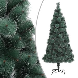 VidaXL Kunstkerstboom met standaard 150 cm pet groen