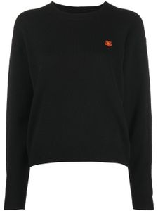 Kenzo pull à patch logo - Noir