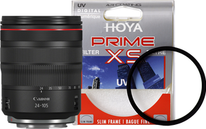 Canon RF 24-105mm f/4L IS USM + Hoya UV Filter