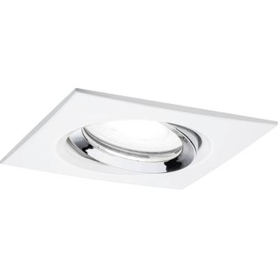 Paulmann Nova Plus Inbouwlamp voor badkamer LED GU10 6 W IP65 Wit (mat), Chroom