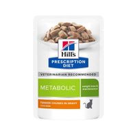Hill's Metabolic Weight Management - Feline zakjes 12x 85 gr - Kip - thumbnail