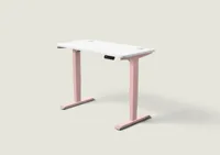 Desktronic HomePro bureau Zachtroze / Wit / 120x60 cm