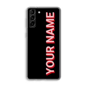 Namecase: Samsung Galaxy S21 Plus Transparant Hoesje