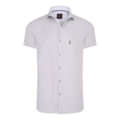 Short Sleeve Blouse Grijs