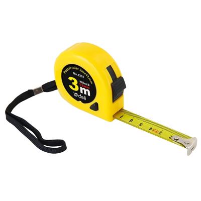 Deli intrekbare liniaal meten Tape draagbare trekken liniaal Mini meetlint lengte: 3m