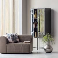 Kave Home Tafellamp 'Algaida' Stof, 35cm hoog