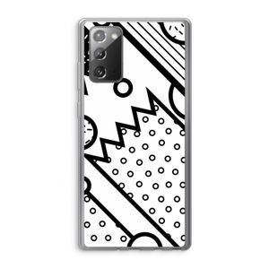 Pop Art #4: Samsung Galaxy Note 20 / Note 20 5G Transparant Hoesje