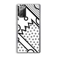 Pop Art #4: Samsung Galaxy Note 20 / Note 20 5G Transparant Hoesje