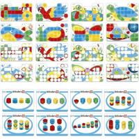 Articolors - Educatief spel - EDUCA - Stapelen van gekleurde fiches en geometrische vormen - Vanaf 2 jaar