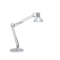Bureaulamp MAUL Study voet excl.LED lamp E27 zilver - thumbnail