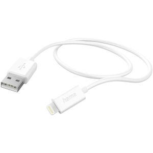 Hama Oplaadkabel USB-A – Lightning 1 M Oplader Wit