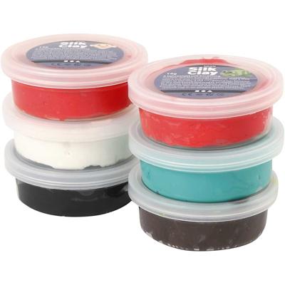 Silk Clay ®, kerst verf, 6x14 gr/ 1 doos