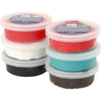Silk Clay ®, kerst verf, 6x14 gr/ 1 doos