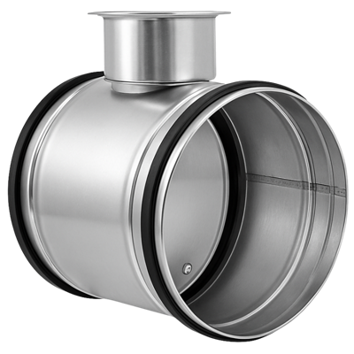 Regelklep Ø 125mm Met Afdichtingsrubber - Handbediend