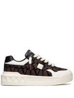 Valentino Garavani baskets One Stud XL en cuir - Marron - thumbnail