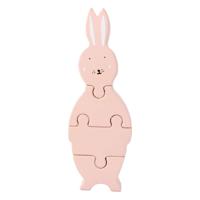 Trixie Houten Dierenvormenpuzzel Mrs. Rabbit, 4st.