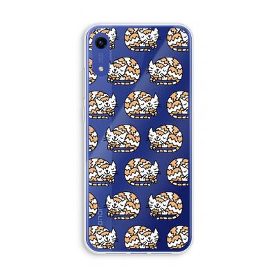 Slapende poes: Honor Play 8A Transparant Hoesje
