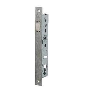 Nemef 9620 Loopslot | DM40mm | krukgat 8mm | voorplaat RVS 24x245mm rechthoekig | zamac vernikkelde dagschoot | DR 1+3/2+4 - 9962407001