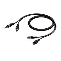 Procab CAB850/3 RCA male naar RCA female kabel 3m