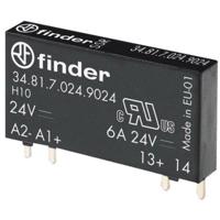 Finder Halfgeleiderrelais 34.81.7.005.9024 Schakelspanning (max.): 33 V/DC Direct schakelend 1 stuk(s)