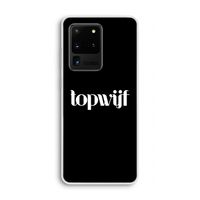 Topwijf Zwart: Samsung Galaxy S20 Ultra Transparant Hoesje