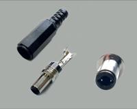 BKL Electronic Laagspannings-connector Stekker, recht 5.50 mm 2.10 mm 1 stuk(s) - thumbnail