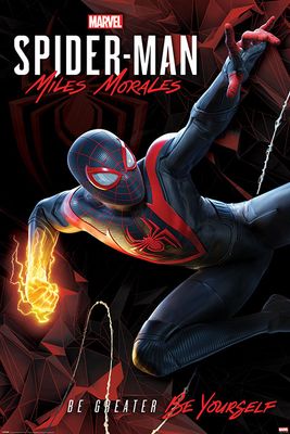 Spider-Man Miles Morales Cybernetc Swing Poster 61x91.5cm Spider-Man Miles Morales Cybernetc Swing Poster 61x91.5cm