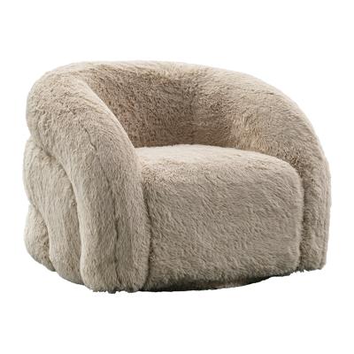 Richmond Fauteuil 'Arcus' Fluffy, kleur Zand