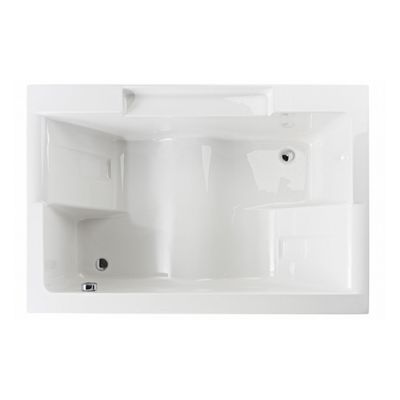 Ligbad Sanindusa Twospace 180x120cm Tweepersoons Glans Wit