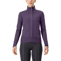 Castelli Alpha Doppio RoS lange mouw fietsjack paars dames S