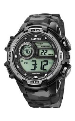 Horlogeband Calypso K5723-3 Kunststof/Plastic Grijs 23mm