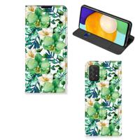Samsung Galaxy A03s Smart Cover Orchidee Groen
