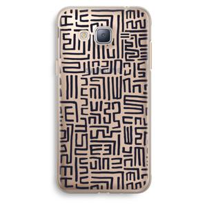 Moroccan Print: Samsung Galaxy J3 (2016) Transparant Hoesje