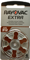 Rayovac Extra 312 hoortoestelbatterijen - thumbnail