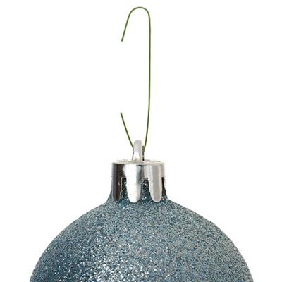 Kerstbalhaakjes - 300x stuks - groen - 7 en 10 cm - kerstboomhaakjes