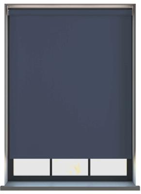 Elektrisch Rolgordijn - Unishade donkerblauw
