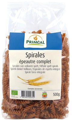 Spelt spiralen volkoren bio