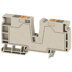 Weidmüller 2502280000 Doorgangsserieklem 12 mm Push-In-klem Beige 20 stuk(s)