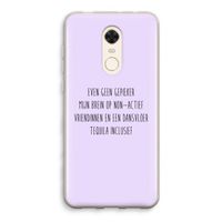 Tequila: Xiaomi Redmi 5 Transparant Hoesje