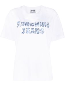 MOSCHINO JEANS t-shirt à logo imprimé - Blanc