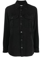 Zadig&Voltaire chemise Teros à logo brodé - Noir