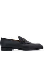 Ferragamo Gancini-plaque leather loafers - Noir - thumbnail